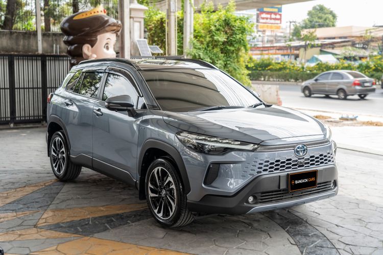 Toyota Corolla Cross 2024 1.8 HEV Premium Luxury Utility-car ไฮบริด เกียร์อัตโนมัติ เทา รูปที่ 4