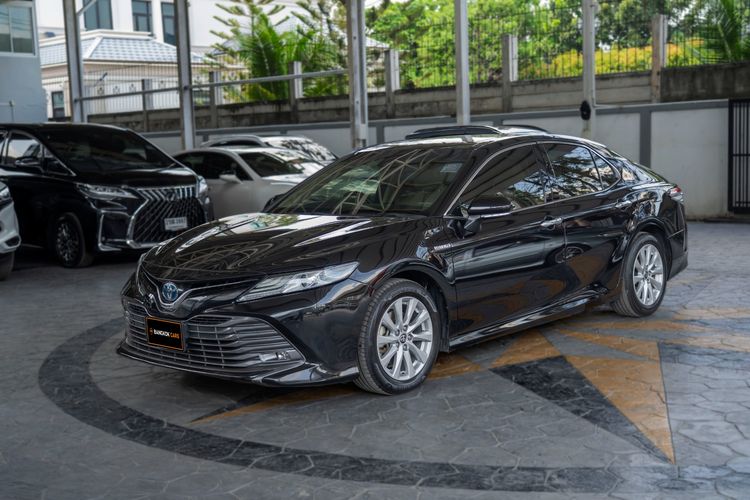 Toyota Camry 2020 2.5 Hybrid Premium Sedan ไฮบริด เกียร์อัตโนมัติ ดำ รูปที่ 4