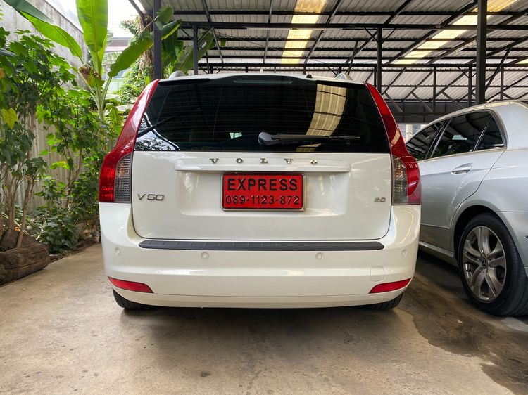 Volvo V50 2013 2.0 Sedan เบนซิน ไม่ติดแก๊ส เกียร์อัตโนมัติ ขาว รูปที่ 4