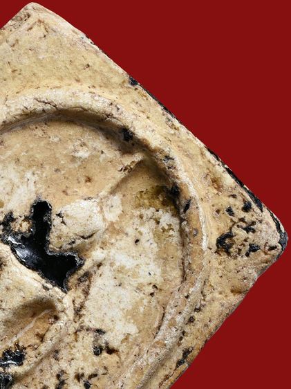 สวยสุด-สภาพใช้ พระสมเด็จวัดระฆัง พิมพ์ฐานแซม เนื้อจุ่มรัก มีมวลสาร  รูปที่ 15