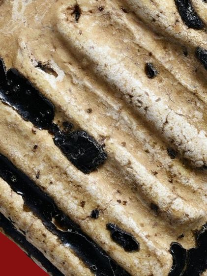 สวยสุด-สภาพใช้ พระสมเด็จวัดระฆัง พิมพ์ฐานแซม เนื้อจุ่มรัก มีมวลสาร  รูปที่ 18