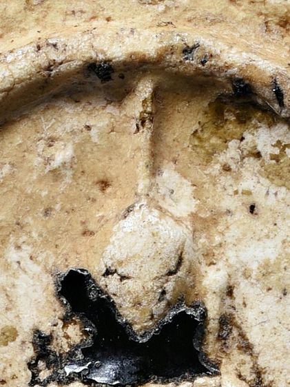 สวยสุด-สภาพใช้ พระสมเด็จวัดระฆัง พิมพ์ฐานแซม เนื้อจุ่มรัก มีมวลสาร  รูปที่ 8