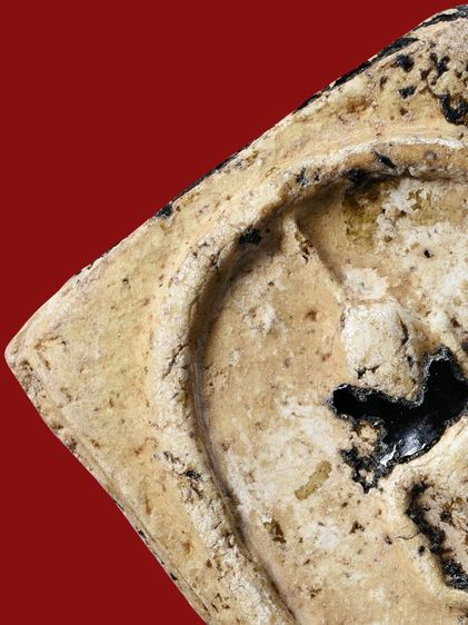 สวยสุด-สภาพใช้ พระสมเด็จวัดระฆัง พิมพ์ฐานแซม เนื้อจุ่มรัก มีมวลสาร 