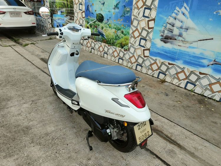 🛵ยังไงก็ขาย TUSCANY150 ปี 66 เครื่องดี สีสวย สตาร์ทมือ กุญแจรีโมท เล่มชุดโอนครบ+เปลี่ยนถ่ายน้ำมันเครื่องฟรี ส่งฟรี30 ก.ม รูปที่ 6