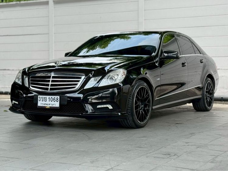 Mercedes-Benz E-Class 2010 E200 CGI Sedan เบนซิน ไม่ติดแก๊ส เกียร์อัตโนมัติ ดำ รูปที่ 3