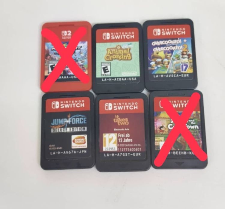 เกมส์ แผ่นเกม Nintendo Switch Kart Animal Crossing  Overcooked It Takes Two Jump Force Shinchan