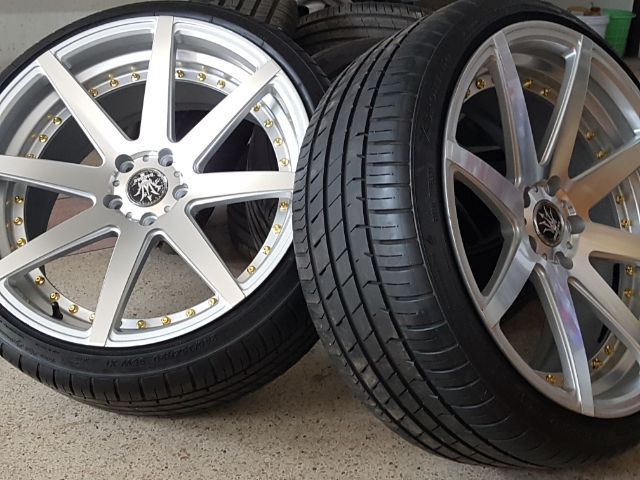 ล้อnaya ขอบ20 พร้อมยาง 245-35-r20 สภาพสวย รูปที่ 10