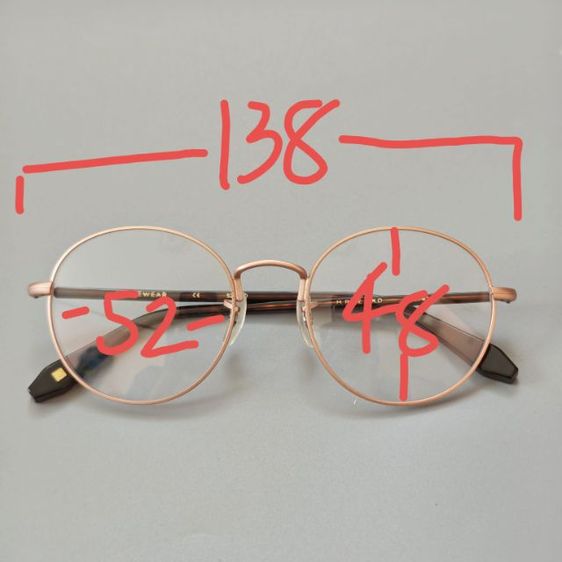 กรอบแว่นตาวินเทจญี่ปุ่น เก่าเก็บไม่ผ่านการใช้งาน ทรงสวยคลาสสิค ค่าส่ง50 รูปที่ 6