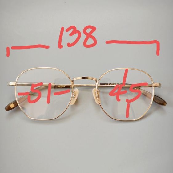 กรอบแว่นตาวินเทจญี่ปุ่น เก่าเก็บไม่ผ่านการใช้งาน ทรงสวยคลาสสิค ค่าส่ง50 รูปที่ 2