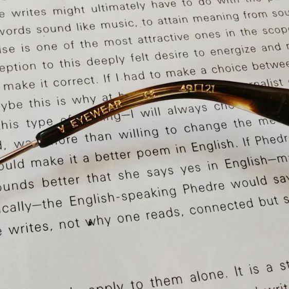 กรอบแว่นตาวินเทจญี่ปุ่น เก่าเก็บไม่ผ่านการใช้งาน ทรงสวยคลาสสิค ค่าส่ง50 รูปที่ 10