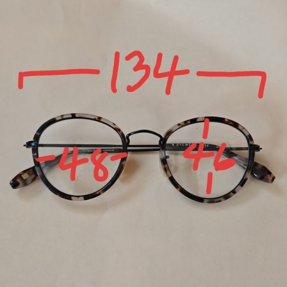 กรอบแว่นตาวินเทจญี่ปุ่น เก่าเก็บไม่ผ่านการใช้งาน ทรงสวยคลาสสิค ค่าส่ง50 รูปที่ 8