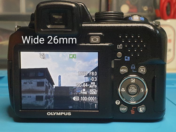 กล้อง OLYMPUS SP-565UZ 10MP CCD ซูม 20X มีกันสั่น สภาพดี ใช้แบต AA 4 ก้อน รูปที่ 12