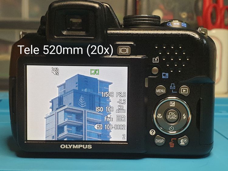 กล้อง OLYMPUS SP-565UZ 10MP CCD ซูม 20X มีกันสั่น สภาพดี ใช้แบต AA 4 ก้อน รูปที่ 11