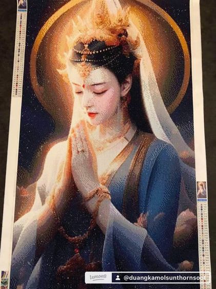 อุปกรณ์ปักครอสติส ครอสติสคริสตัลติดสำเร็จ