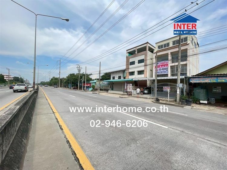 สำนักงาน 4 ชั้น 45 ตร.ว. สำนักงาน ติดถนนร่มเกล้า ใกล้ ม.เกษมบัณฑิต ร่มเกล้า ระหว่างซอยร่มเกล้า13-15 ถนนร่มเกล้า ถนนรามคำแหง เขตมีนบุรี