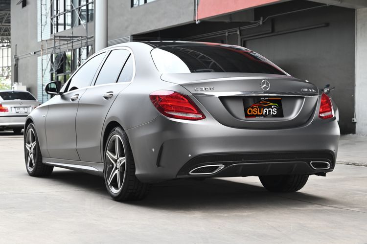 Mercedes-Benz C-Class 2016 C300 Sedan Hybrid (Diesel) ไม่ติดแก๊ส เกียร์อัตโนมัติ บรอนซ์เงิน รูปที่ 3