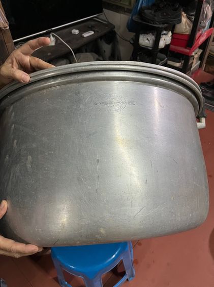 หม้อและกระทะ หม้ออะลูมิเนียมสำหรับต้มเห็ดพะโล้ ขนาด 60 นิ้ว