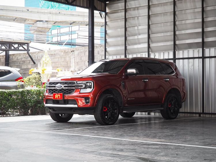 Ford Everest 2022 2.0 Bi-Turbo Titanium+ 4WD Utility-car ดีเซล ไม่ติดแก๊ส เกียร์อัตโนมัติ ส้ม