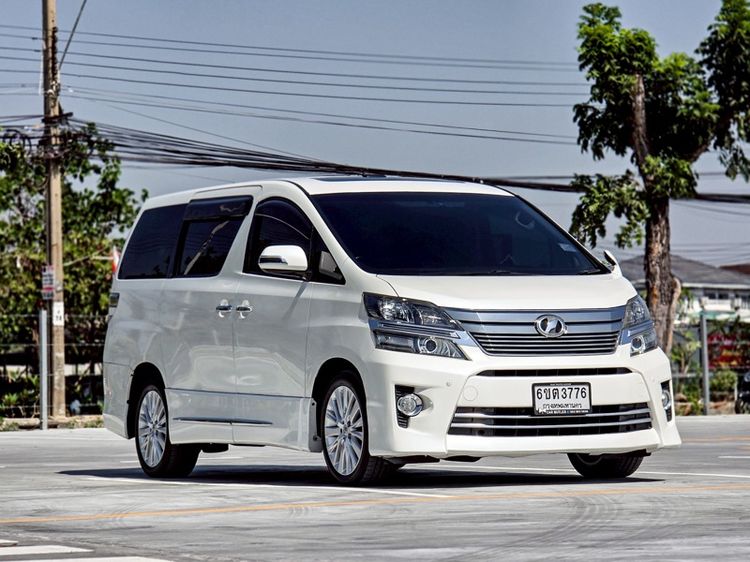 Toyota Vellfire 2013 2.4 Z G Edition Utility-car เบนซิน ไม่ติดแก๊ส เกียร์อัตโนมัติ ขาว รูปที่ 3