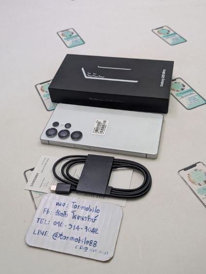 ขาย เทิร์น Samsung Galaxy S25 Ultra 256 Gb White เครื่องนอก เกาหลี ของใหม่มือ 1 แกะเช็ค 2 ซิม เมนูไทย อุปกรณ์ครบยกกล่อง ถูกๆ เพียง 24,990