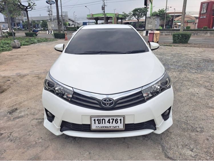 Toyota Altis 2016 1.8 S Sedan เบนซิน ไม่ติดแก๊ส เกียร์อัตโนมัติ ขาว รูปที่ 2