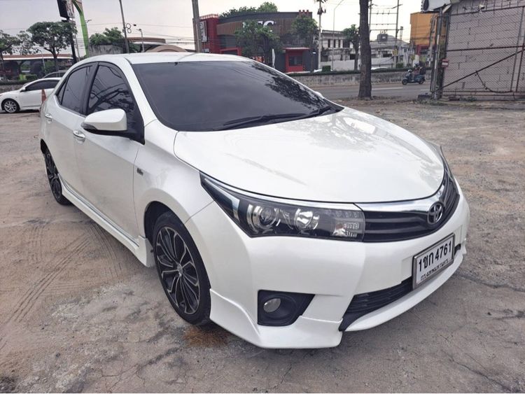 Toyota Altis 2016 1.8 S Sedan เบนซิน ไม่ติดแก๊ส เกียร์อัตโนมัติ ขาว รูปที่ 3