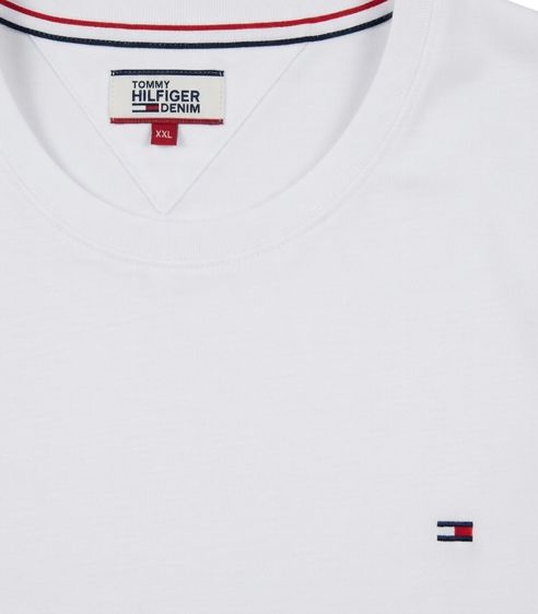 Tommy Hilfiger Denim Men's T-Shirt Off White รูปที่ 3