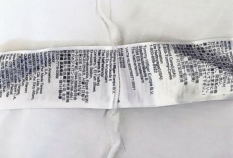 Tommy Hilfiger Denim Men's T-Shirt Off White รูปที่ 10