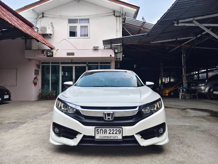 Honda Civic 2016 1.8 EL i-VTEC Sedan เบนซิน ไม่ติดแก๊ส เกียร์อัตโนมัติ ขาว รูปที่ 2