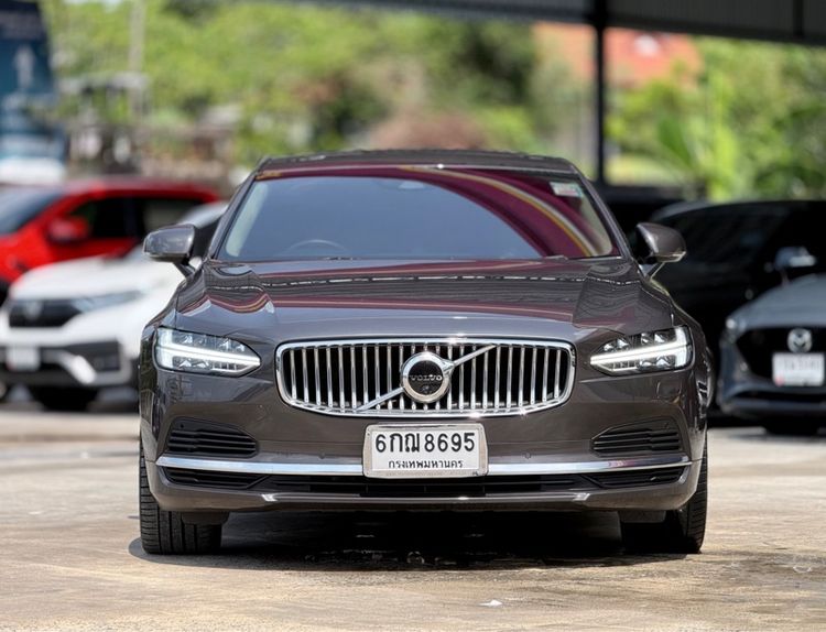 Volvo S90 2021 2.0 Recharge T8 Inscription 4WD Sedan ปลั๊กอินไฮบริด (PHEV) ไม่ติดแก๊ส เกียร์อัตโนมัติ เทา รูปที่ 3
