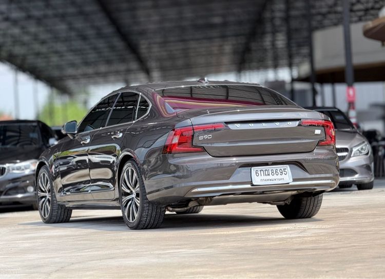 Volvo S90 2021 2.0 Recharge T8 Inscription 4WD Sedan ปลั๊กอินไฮบริด (PHEV) ไม่ติดแก๊ส เกียร์อัตโนมัติ เทา รูปที่ 4