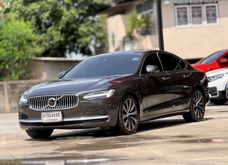 Volvo S90 2021 2.0 Recharge T8 Inscription 4WD Sedan ปลั๊กอินไฮบริด (PHEV) ไม่ติดแก๊ส เกียร์อัตโนมัติ เทา รูปที่ 2