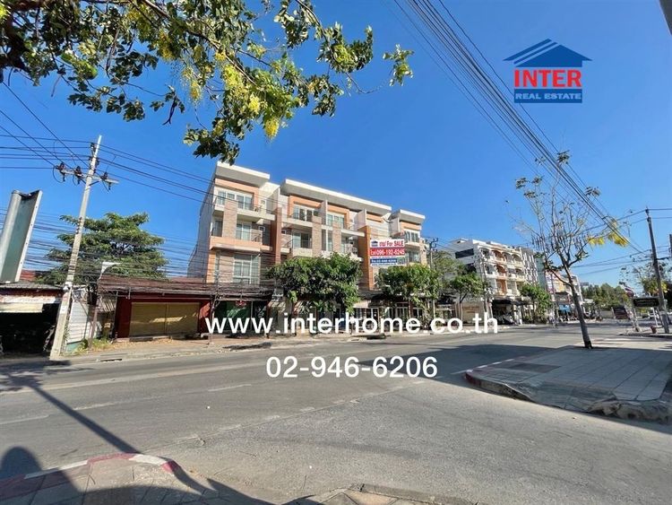 อาคารพาณิชย์ 4 ชั้น 32 ตร.ว. อาคารพาณิชย์ ใกล้รถไฟฟ้าสายสีส้ม ซอยมิสทีน ติดถนนราษฎร์พัฒนา ถนนกรุงเทพกรีฑาตัดใหม่ ถนนรามคำแหง เขตสะพานสูง