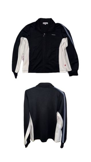 📌 เสื้อแจ็คเก็ต Kappa สีดำ-ขาว ซิปเต็มตัว รูปที่ 3