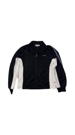 📌 เสื้อแจ็คเก็ต Kappa สีดำ-ขาว ซิปเต็มตัว