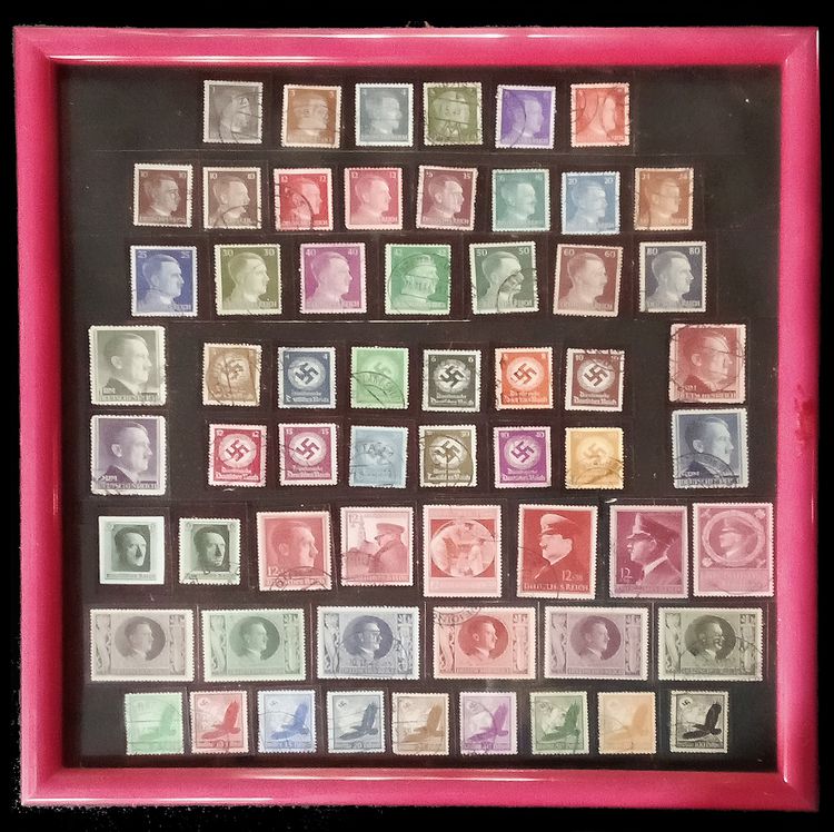 ต่างประเทศ 60 ORIGINAL German Third Reich stamps
