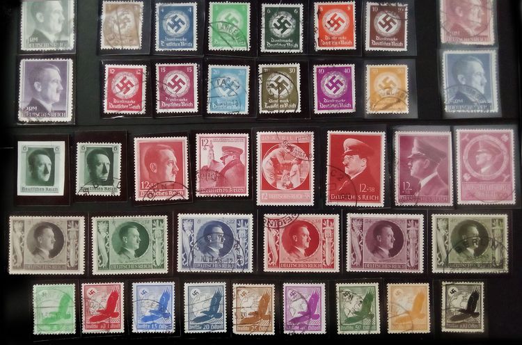 60 ORIGINAL German Third Reich stamps รูปที่ 3