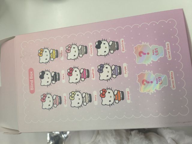 Sanrio Jisoo พวงกุญแจกล่องสุ่มตัว secret สีขาว ใหม่ 3000บาทรวมส่ง รูปที่ 6