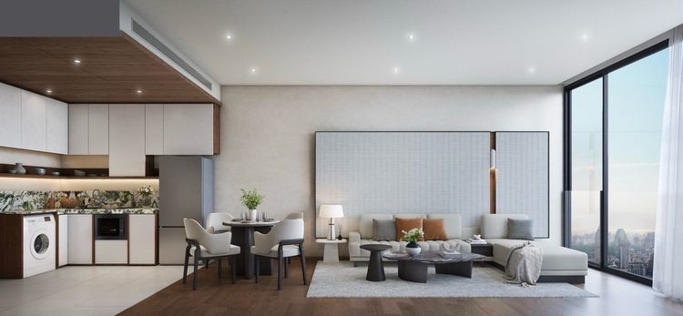 มีบางส่วน ขายดาวน์คอนโด Romm Convent สีลม One Bedroom Plus ห้องหายาก ใกล้ BTS ศาลาแดง รูปที่ 2