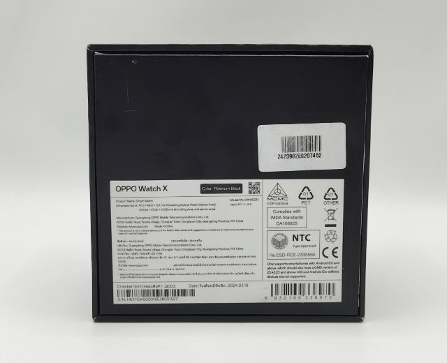 OPPO Watch X Platinum Black  รูปที่ 6