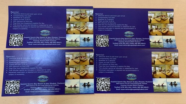 บัตรที่พักภูเก็ต Supalai Scenic Bay Resort and Spa, Phuket จำนวน 4 คืน รูปที่ 2