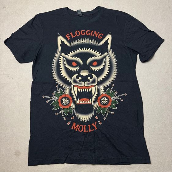 เสื้อยืดวง Flogging Molly Size S