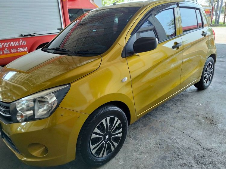 Suzuki Celerio 2014 1.0 GL Sedan เบนซิน ไม่ติดแก๊ส เกียร์อัตโนมัติ เหลือง รูปที่ 3
