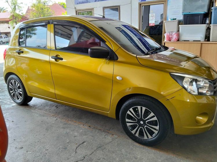 Suzuki Celerio 2014 1.0 GL Sedan เบนซิน ไม่ติดแก๊ส เกียร์อัตโนมัติ เหลือง รูปที่ 2