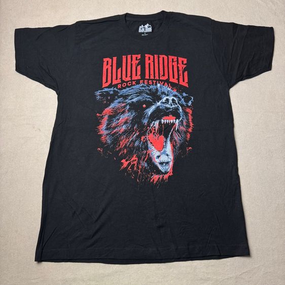 เสื้อยืด Blue Ridge Rock Festival ใหม่มาก Size L