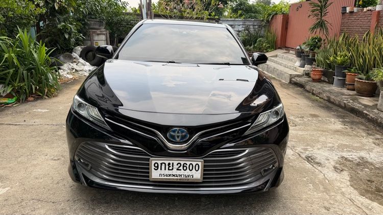 Toyota Camry 2020 2.5 Hybrid Premium Sedan เบนซิน ไม่ติดแก๊ส เกียร์อัตโนมัติ ดำ รูปที่ 3