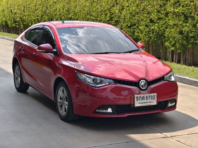 MG MG5 2016 1.5 X Sedan เบนซิน ไม่ติดแก๊ส เกียร์อัตโนมัติ แดง