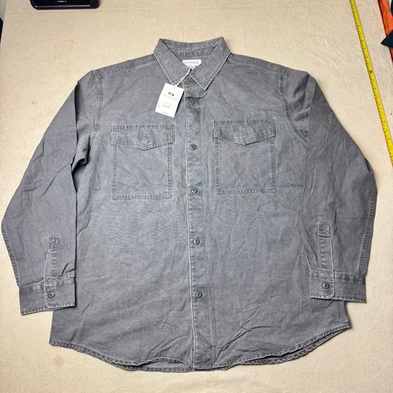 เสื้อเชิ้ต​ Free Assembly ผ้า Canvas ใหม่มือหนึ่ง​ Size XL​