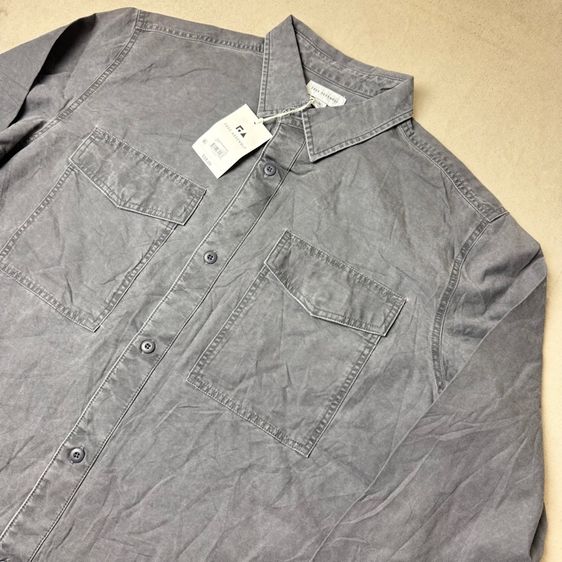 เสื้อเชิ้ต​ Free Assembly ผ้า Canvas ใหม่มือหนึ่ง​ Size XL​ รูปที่ 6
