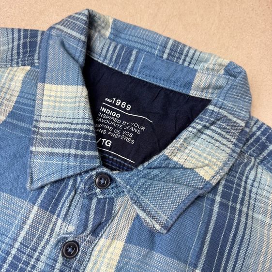 เสื้อเชิ้ต​ GAP INDIGO Limited edition Size XL รูปที่ 4